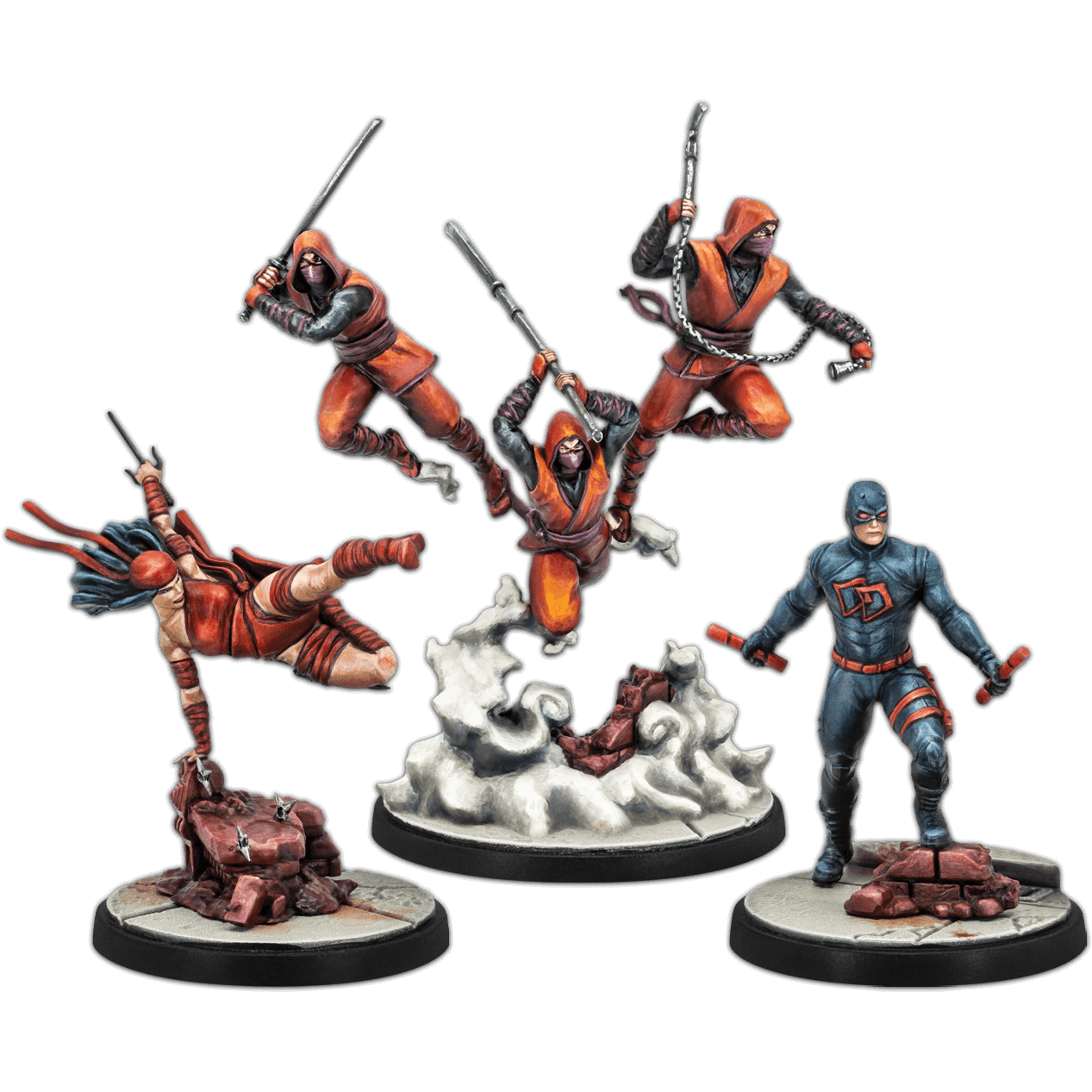 Marvel Crisis Protocol - Shadowland Daredevil & Elektra with Hand Ninjas ( CP79 )