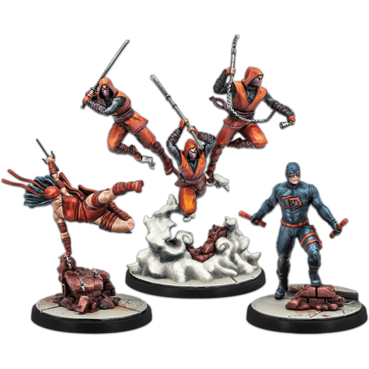 Marvel Crisis Protocol - Shadowland Daredevil & Elektra with Hand Ninjas ( CP79 )