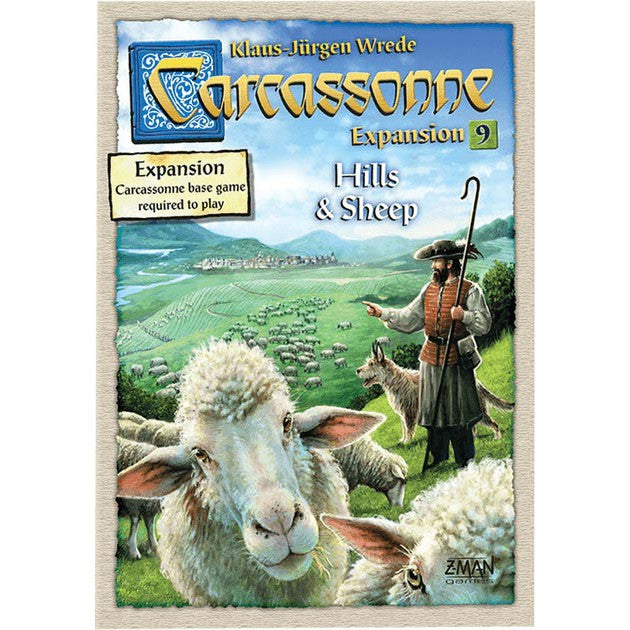 Carcassonne: Exp 9 - Hills & Sheep