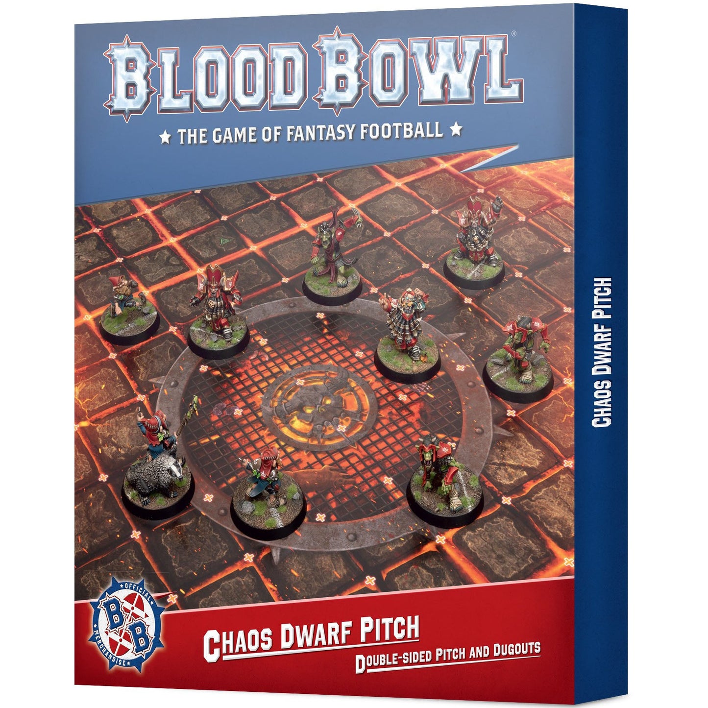 Blood Bowl Pitch & Dugouts - Chaos Dwarf ( 202-46 )