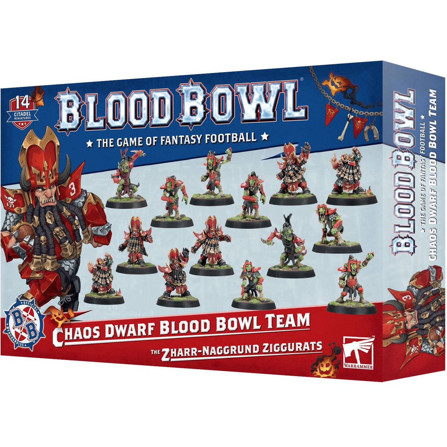 Blood Bowl Team - Chaos Dwarf: The Zharr-Naggrund Ziggurats ( 201-11 )