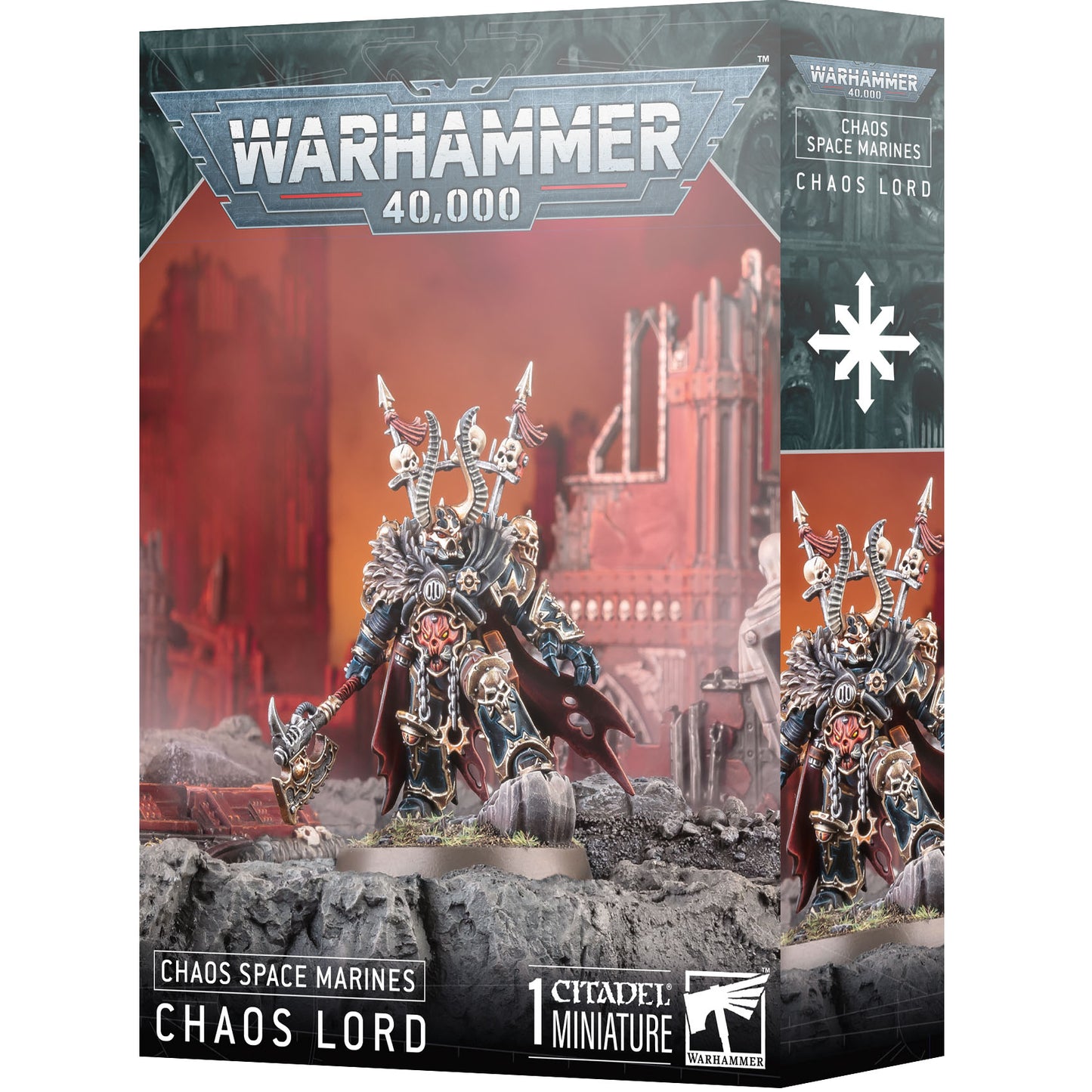 Chaos Space Marines Chaos Lord in Power Armour ( 43-100 )