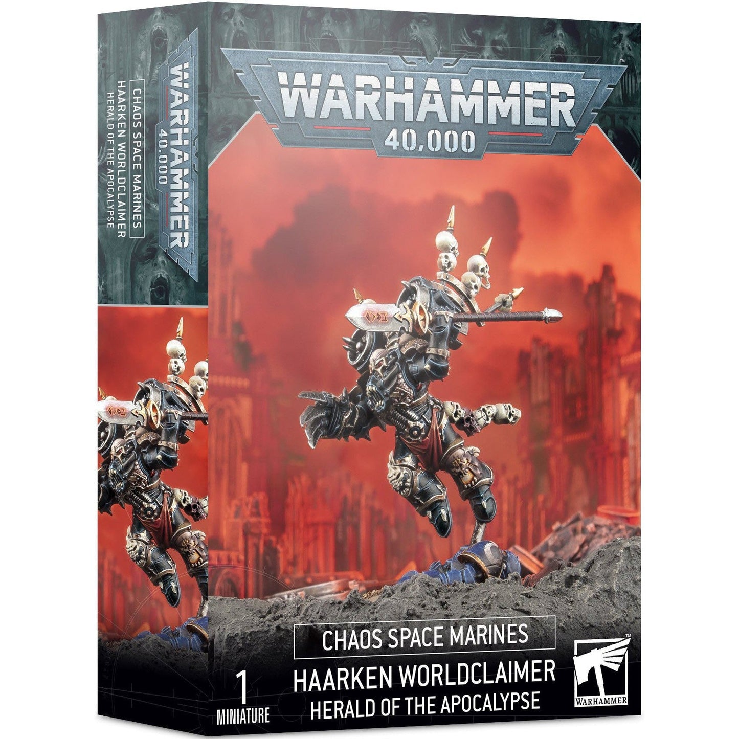 Chaos Space Marines Haarken Worldclaimer Herald of the Apocalypse ( 43-23 )