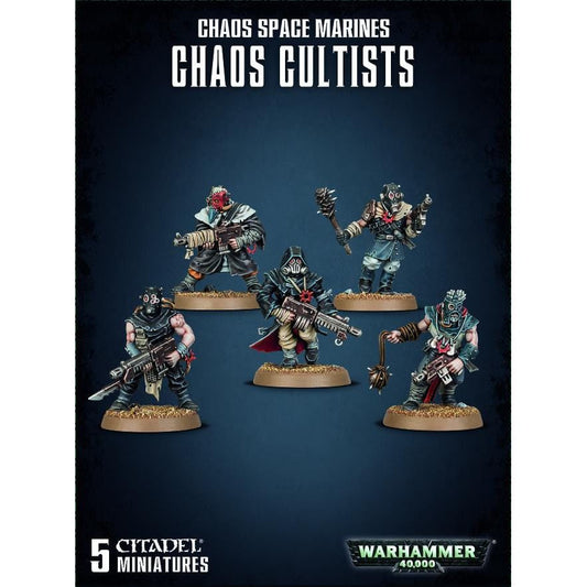 Chaos Space Marines Chaos Cultists ( 35-34-N ) - Used