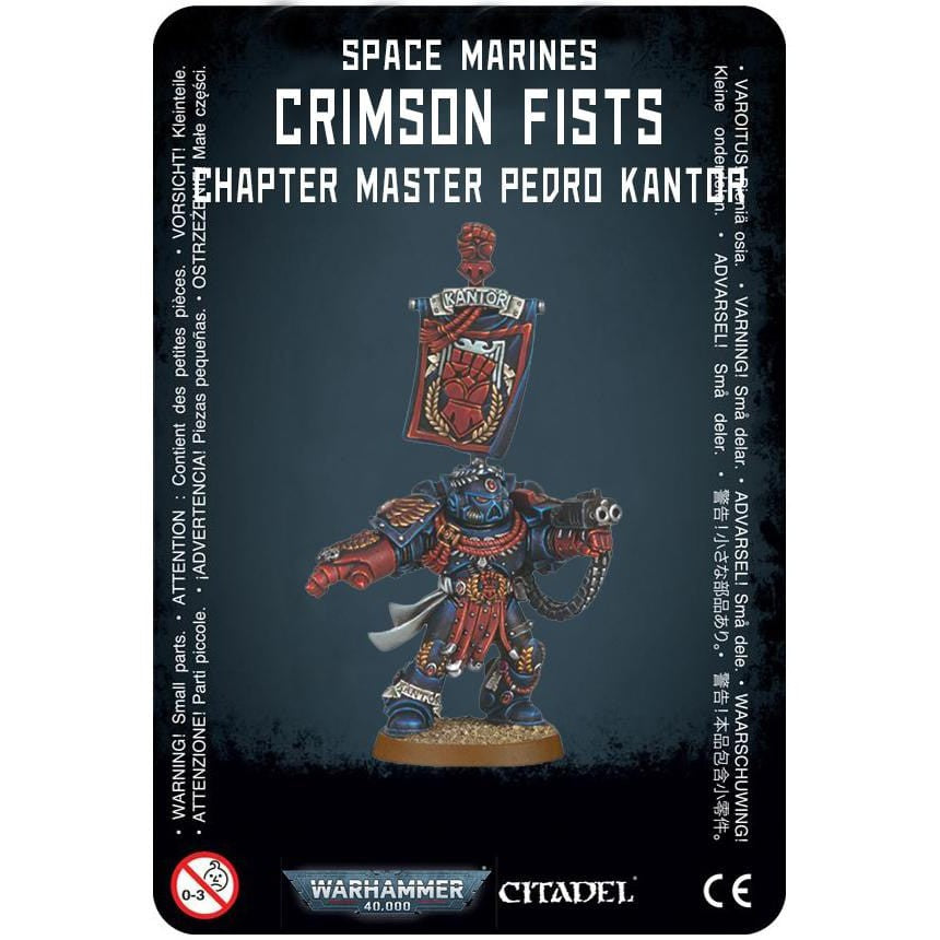 Space Marines Chapter Master Pedro Kantor (Metal) ( 1395-MN )