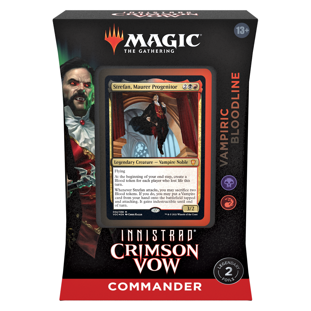 Innistrad: Crimson Vow Commander Deck - Vampire Bloodline (Black-Red)