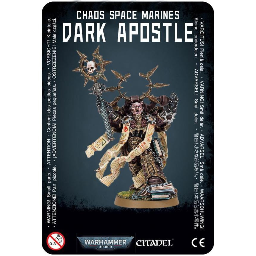 Chaos Space Marines Dark Apostle ( 43-37-R ) - Used