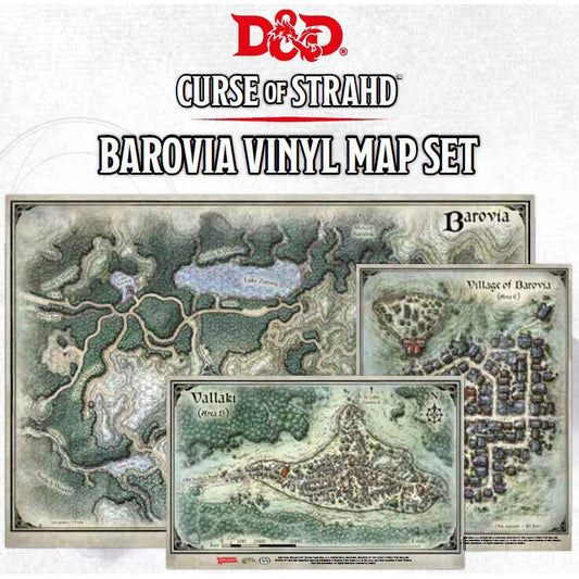 D&D: Game Mat - Curse of Strahd Map Set