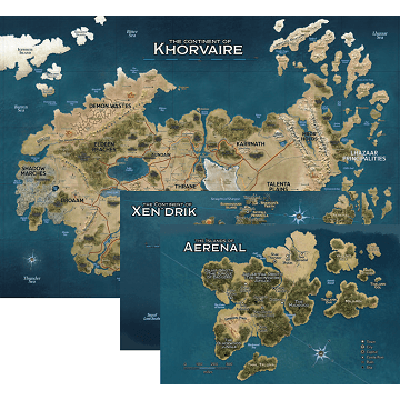 D&D: Game Mat - Eberron: Nations for Khorvaire