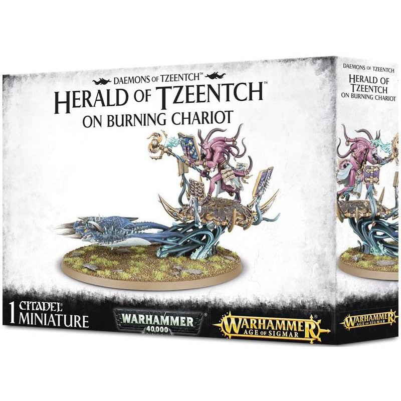 Daemons of Tzeentch Herald of Tzeentch on Burning Chariot / Exalted Flamer ( 97-20 )