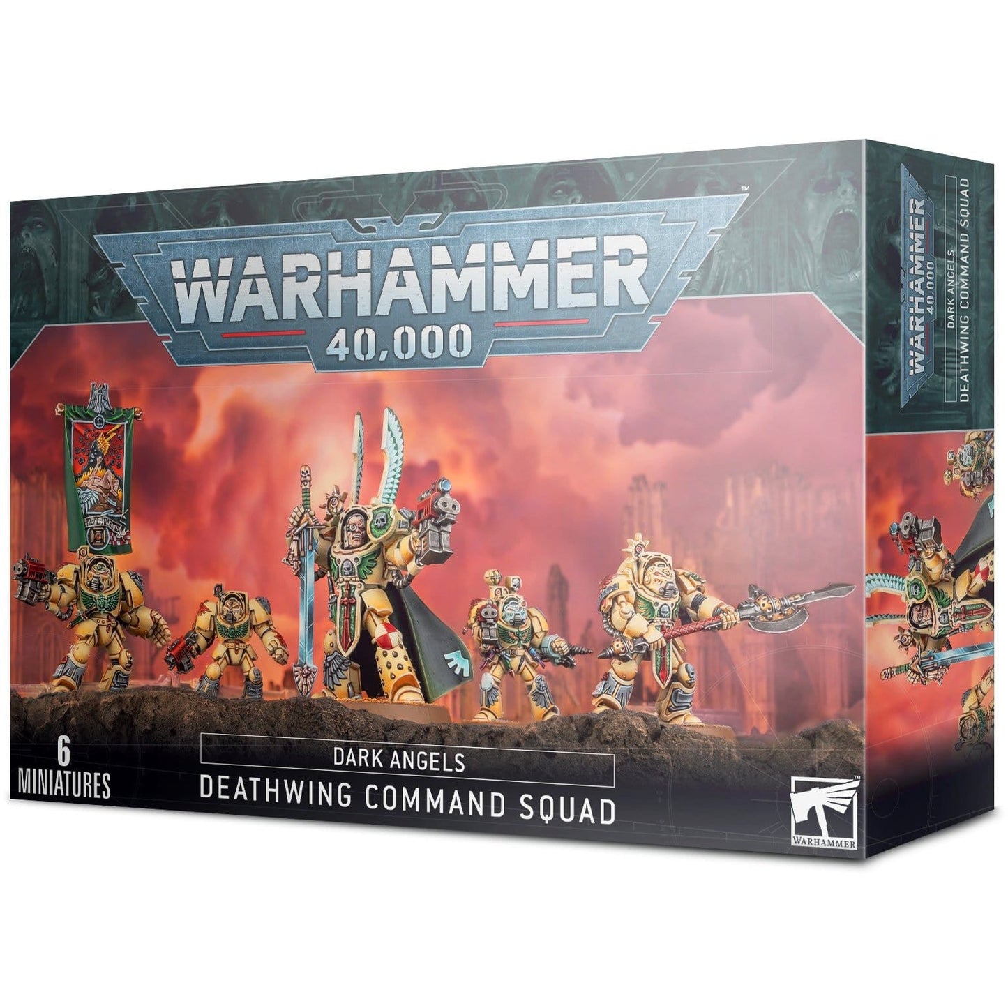 Dark Angels Deathwing Command Squad - Deathwing Knights - Deathwing Terminator Squad ( 44-10 ) - Used