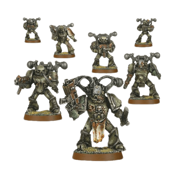 Death Guard Plague Marines (Chaos Space Marines) ( 43-55-R ) - Used