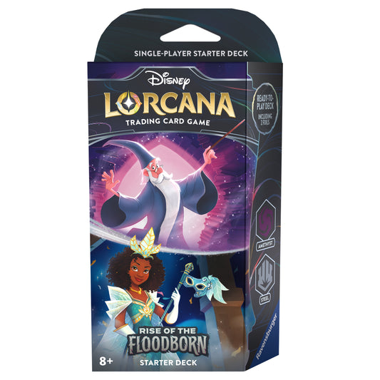 Lorcana: Rise of the Floodborn - Starter Deck: Amethyst & Steel