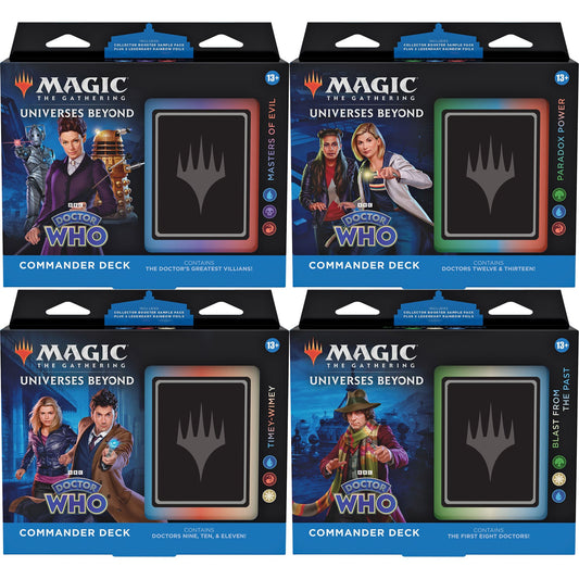 Doctor Who - Commander Deck Bundle of 4