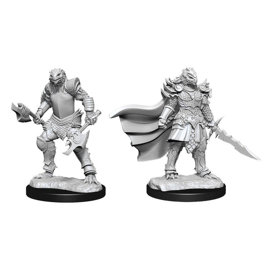 D&D Unpainted Minis - Dragonborn Fighter Female ( 90302 )