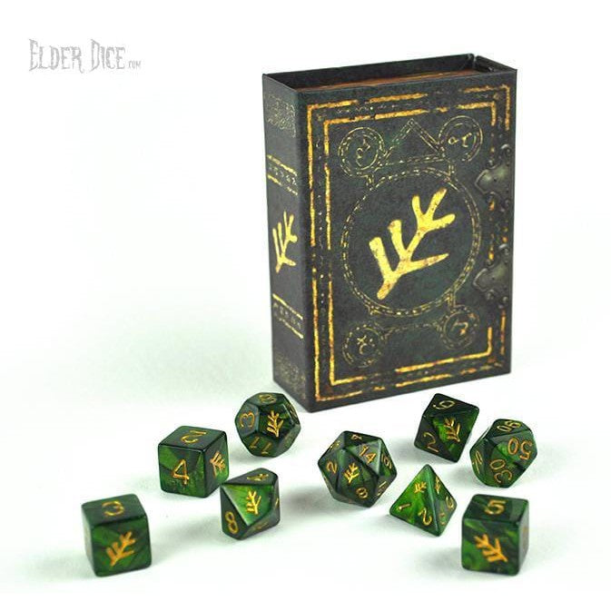 Elder Dice - 9 Polyhedral Dice Set The Elder Sign ( EDP-L02 )