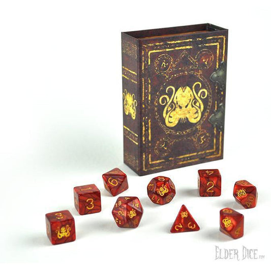 Elder Dice - 9 Polyhedral Dice Set Brand of Cthulhu ( EDP-C02 )