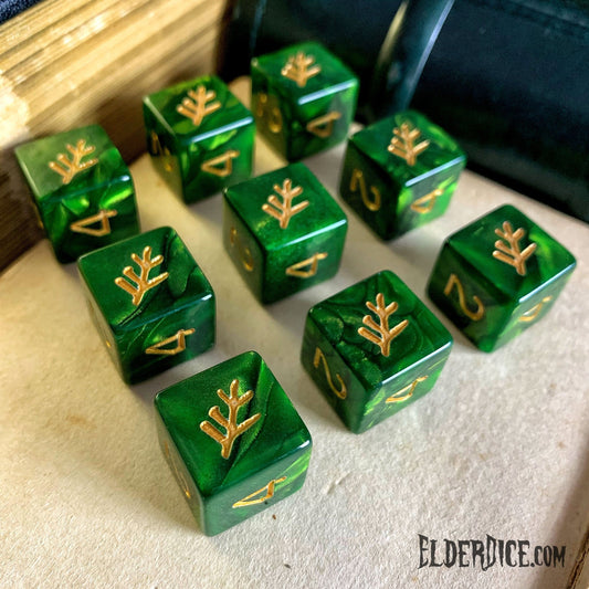 Elder Dice - 9 D6 The Elder Sign ( ED6-L01 )