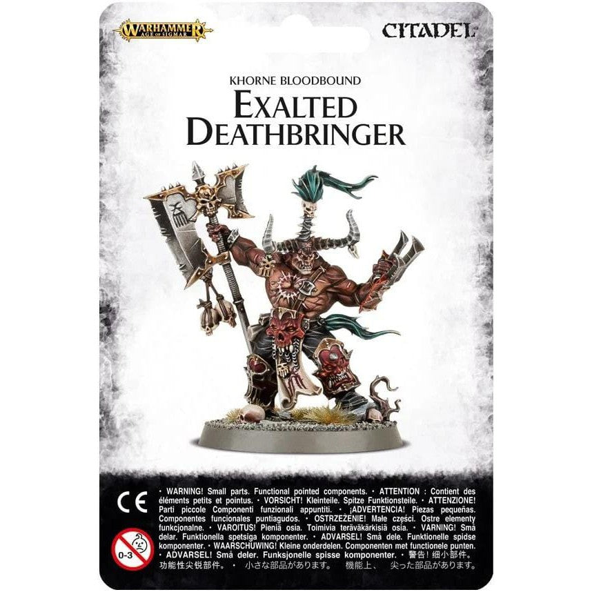 Khorne Bloodbound Exalted Deathbringer with Ruinous Axe ( 83-30-W )