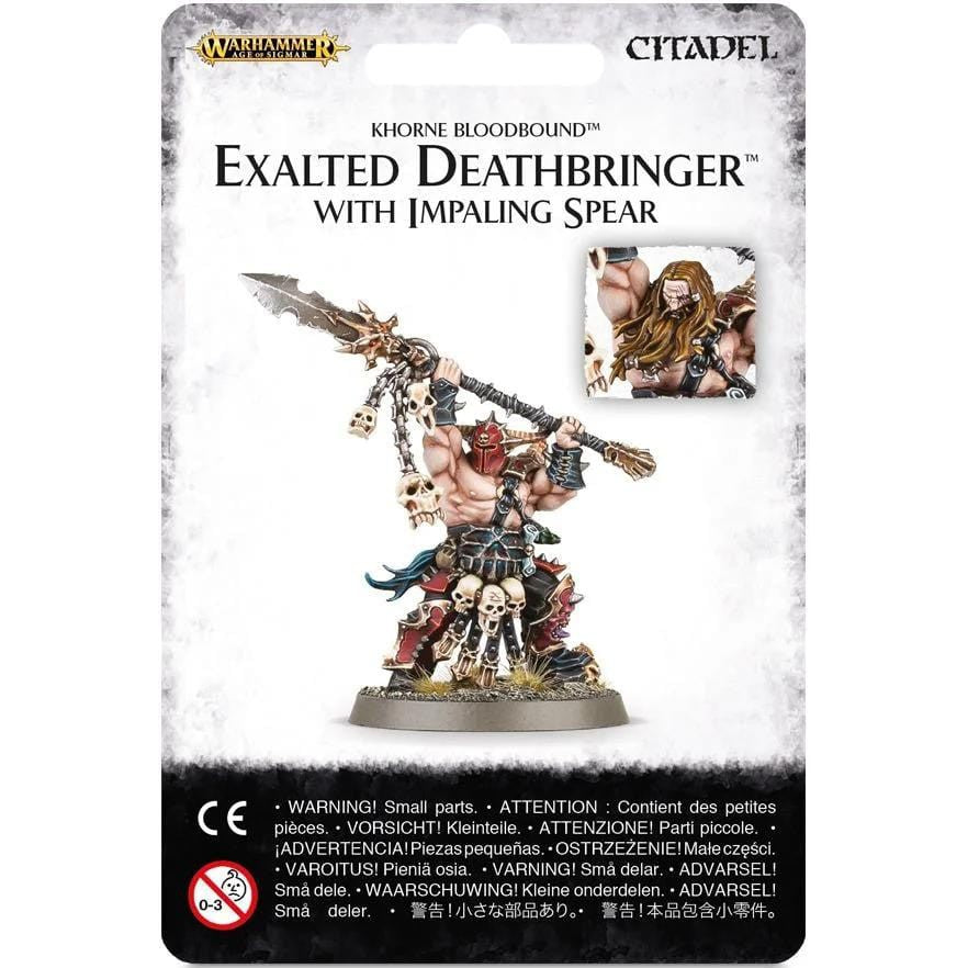 Khorne Bloodbound Exalted Deathbringer With Impaling Spear ( 83-36-W ) - Used