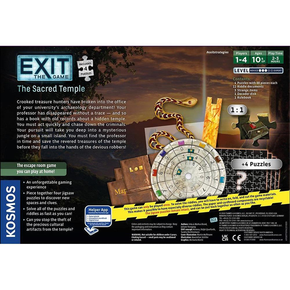 Exit - The Sacred Temple (Level 3 with Puzzle)