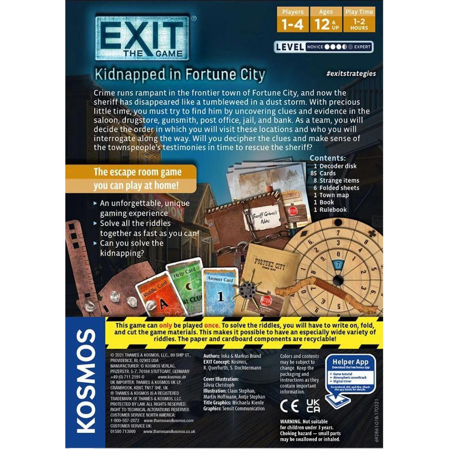 Exit - Kidnapped in Fortune City