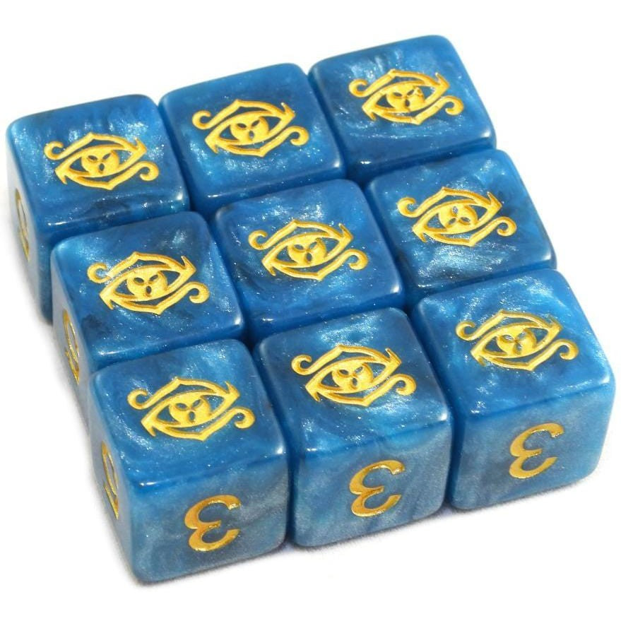 Elder Dice - 9 D6 The Eye of Chaos - Nebula (ED6-E01)