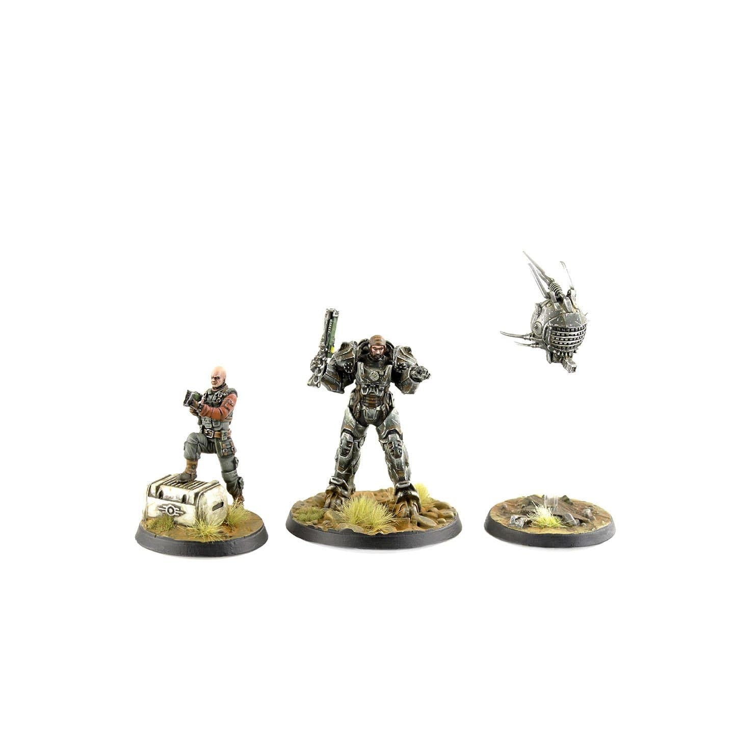 Fallout Wasteland Warfare: Brotherhood of Steel Knight-Captain Cade & Paladin Danse