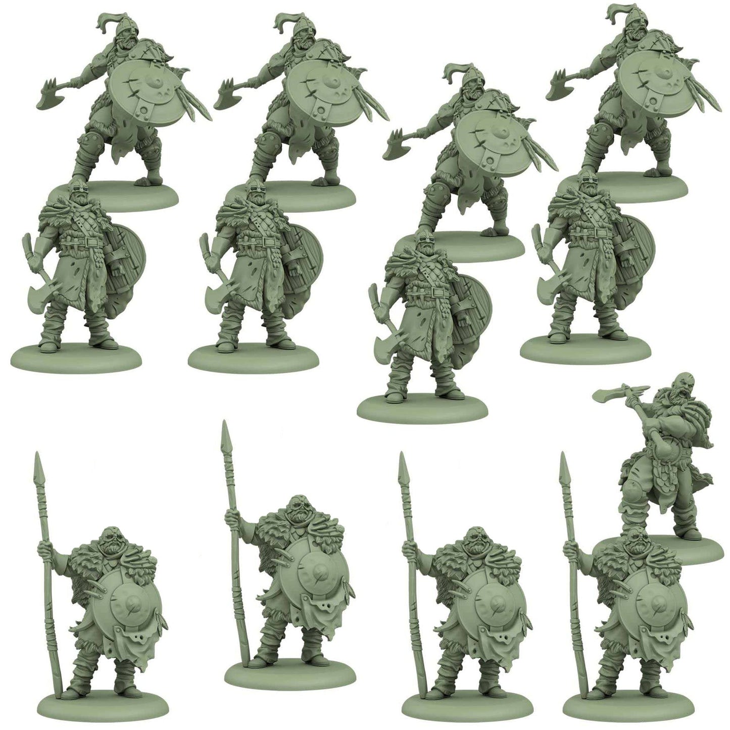 Free Folk Thenn Warriors (13) ( SIF404 ) - Used