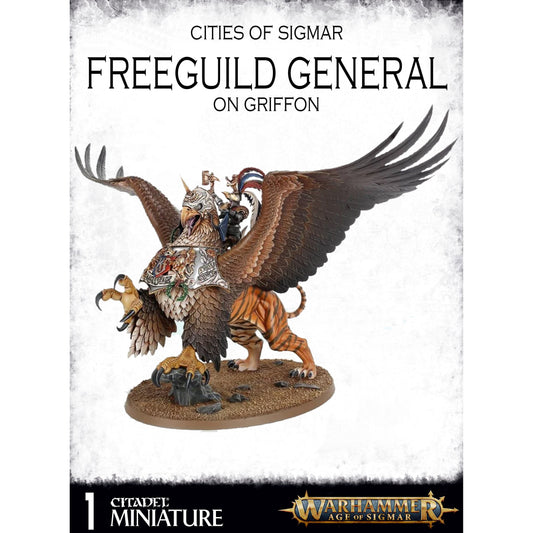 Cities of Sigmar Freeguild General / Battlemage on Griffon ( 86-18-W )