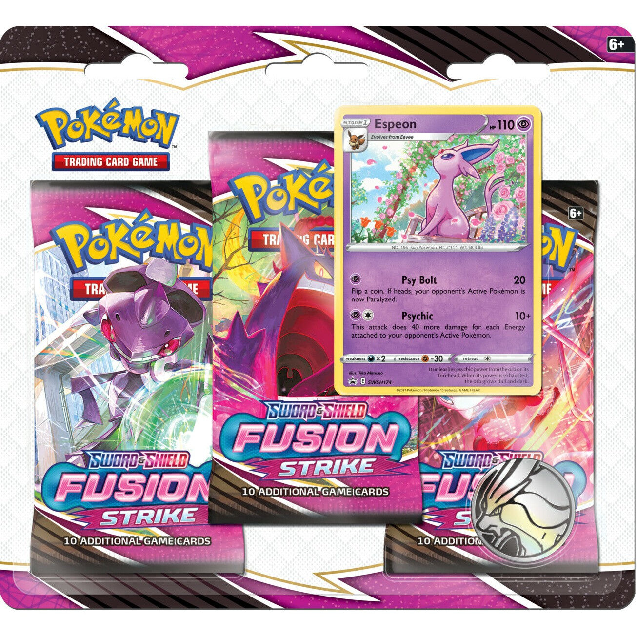 Pokemon Blister 3 Pack - Sword & Shield: Fusion Strike