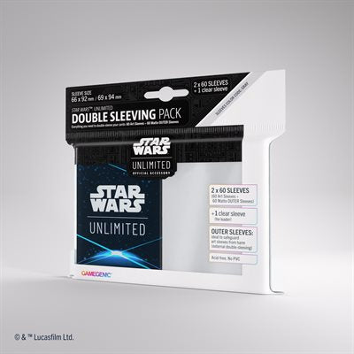 Star Wars: Unlimited Art Sleeves Double Sleeving Pack - Space Blue