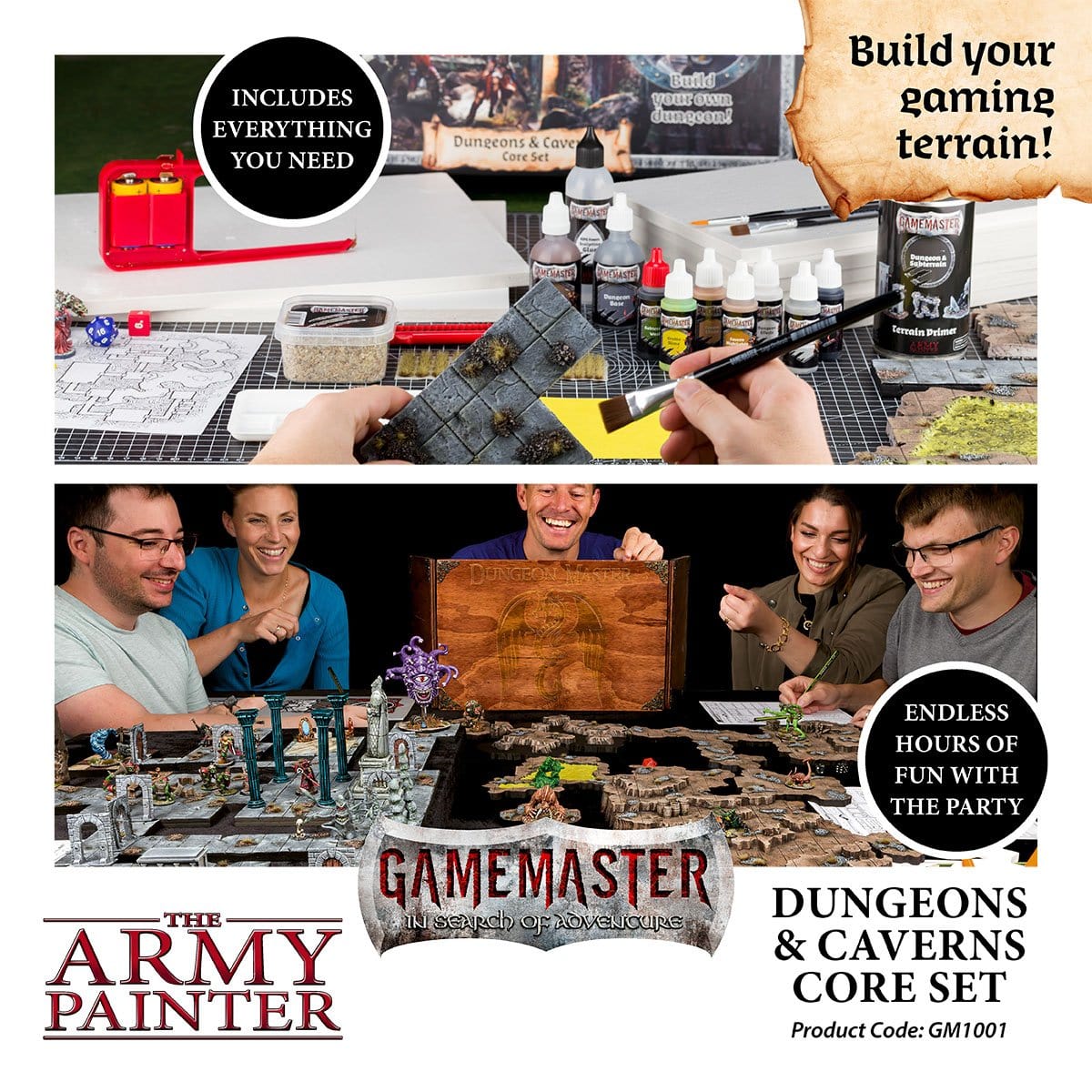 Army Painter Gamemaster - Dungeons and Caverns Core Set ( GM1001 )