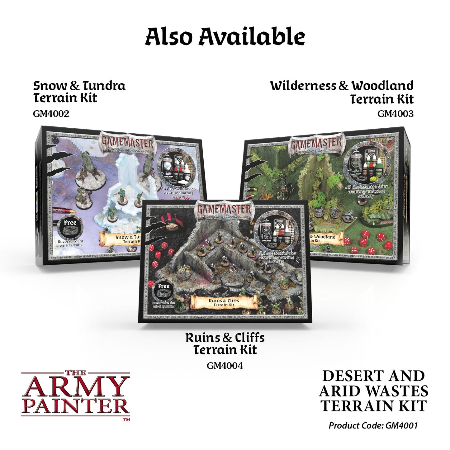 Army Painter Gamemaster - Desert & Arid Wastes Terrain Kit ( GM4001 )