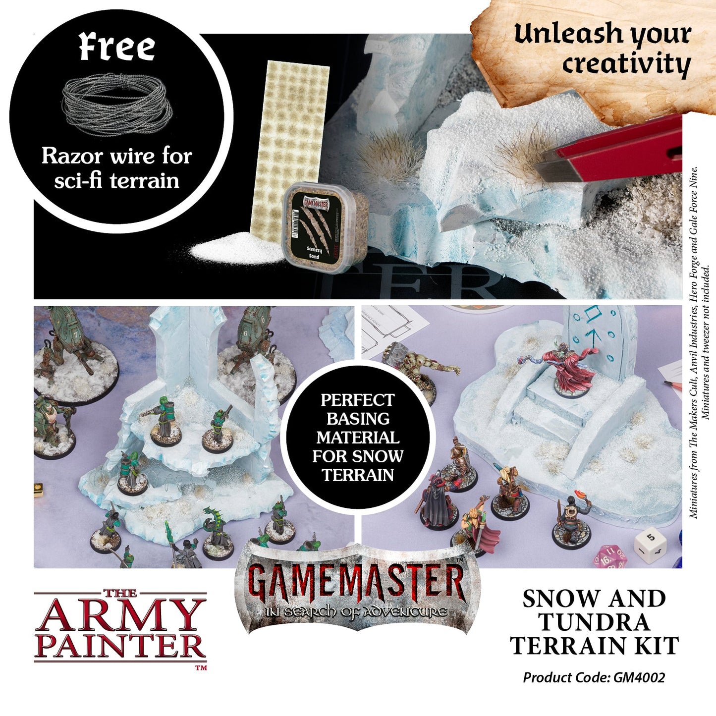 Army Painter Gamemaster - Snow & Tundra Terrain Kit ( GM4002 )