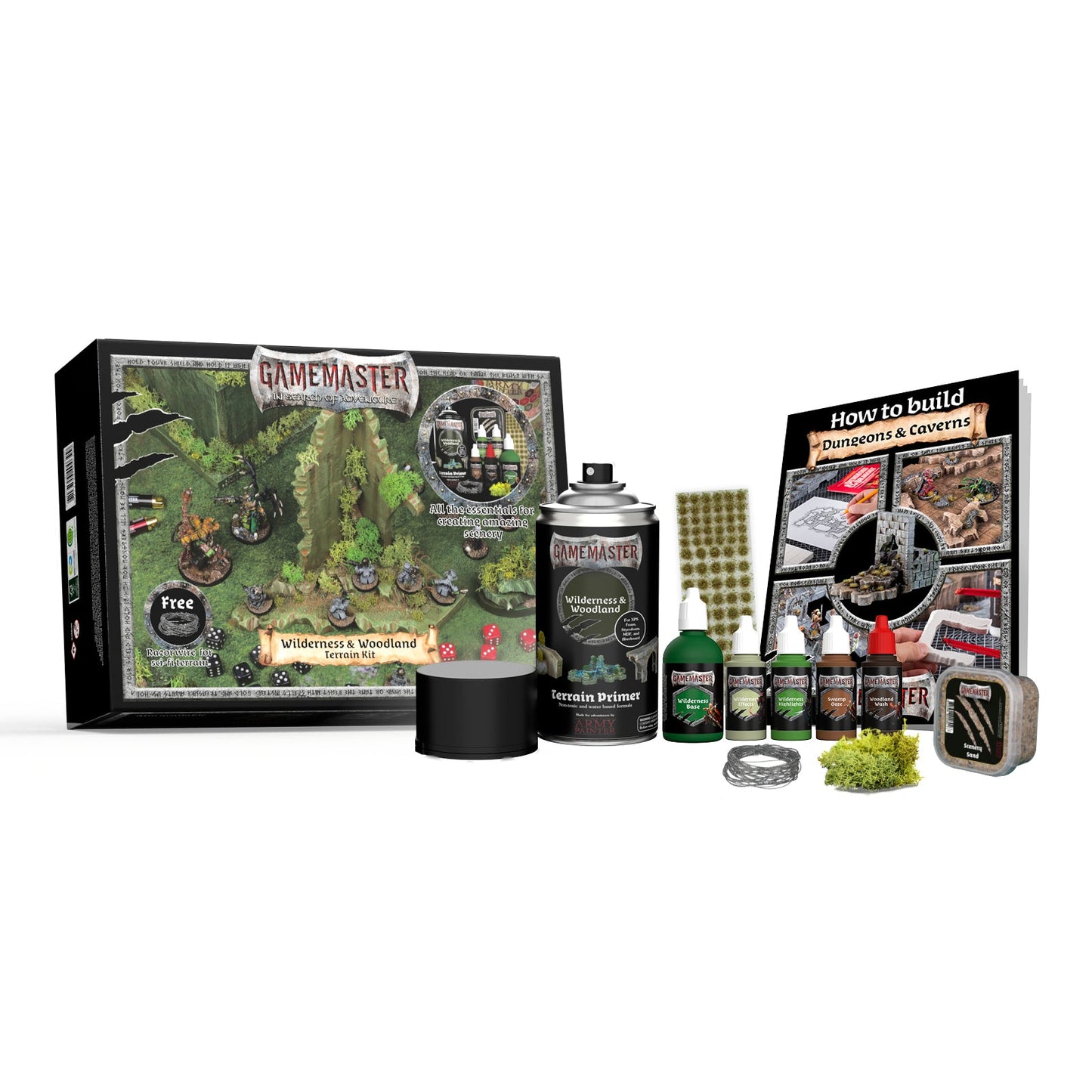 Army Painter Gamemaster - wilderness & Woodland Terrain Kit ( GM4003 )