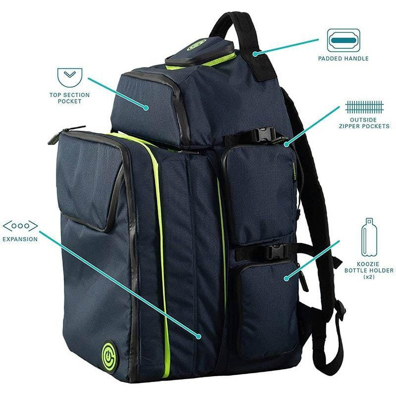 Geekon Backpack - Navy Blue and Green