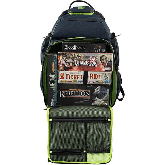 Geekon Backpack - Navy Blue and Green