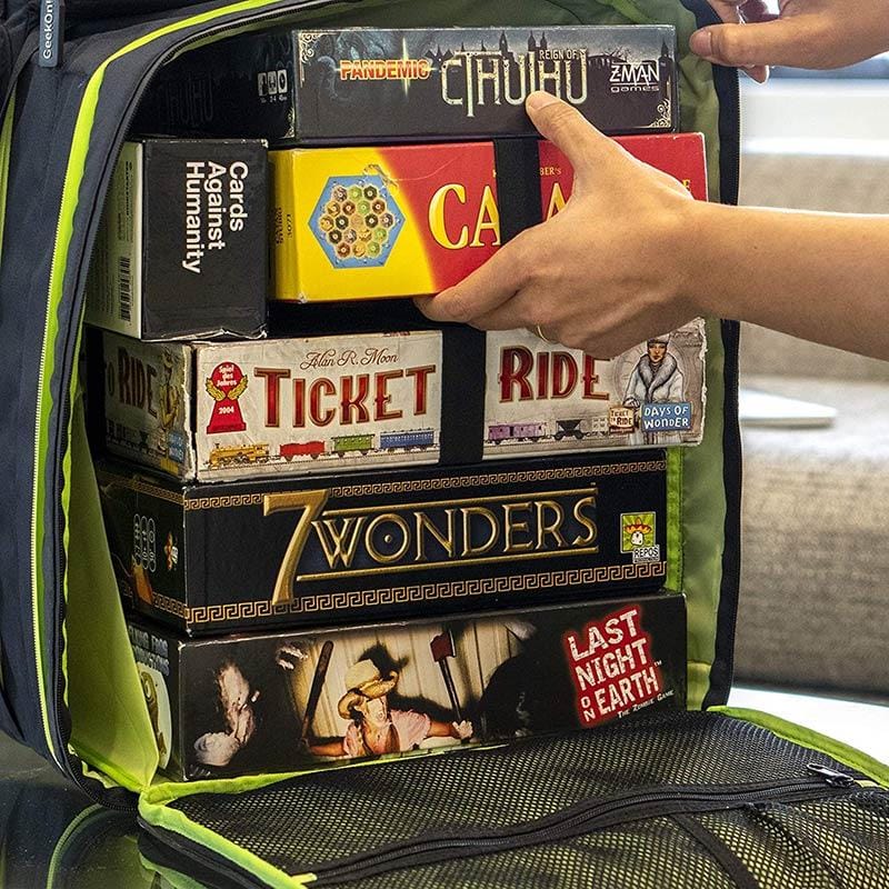 Geekon Backpack - Navy Blue and Green