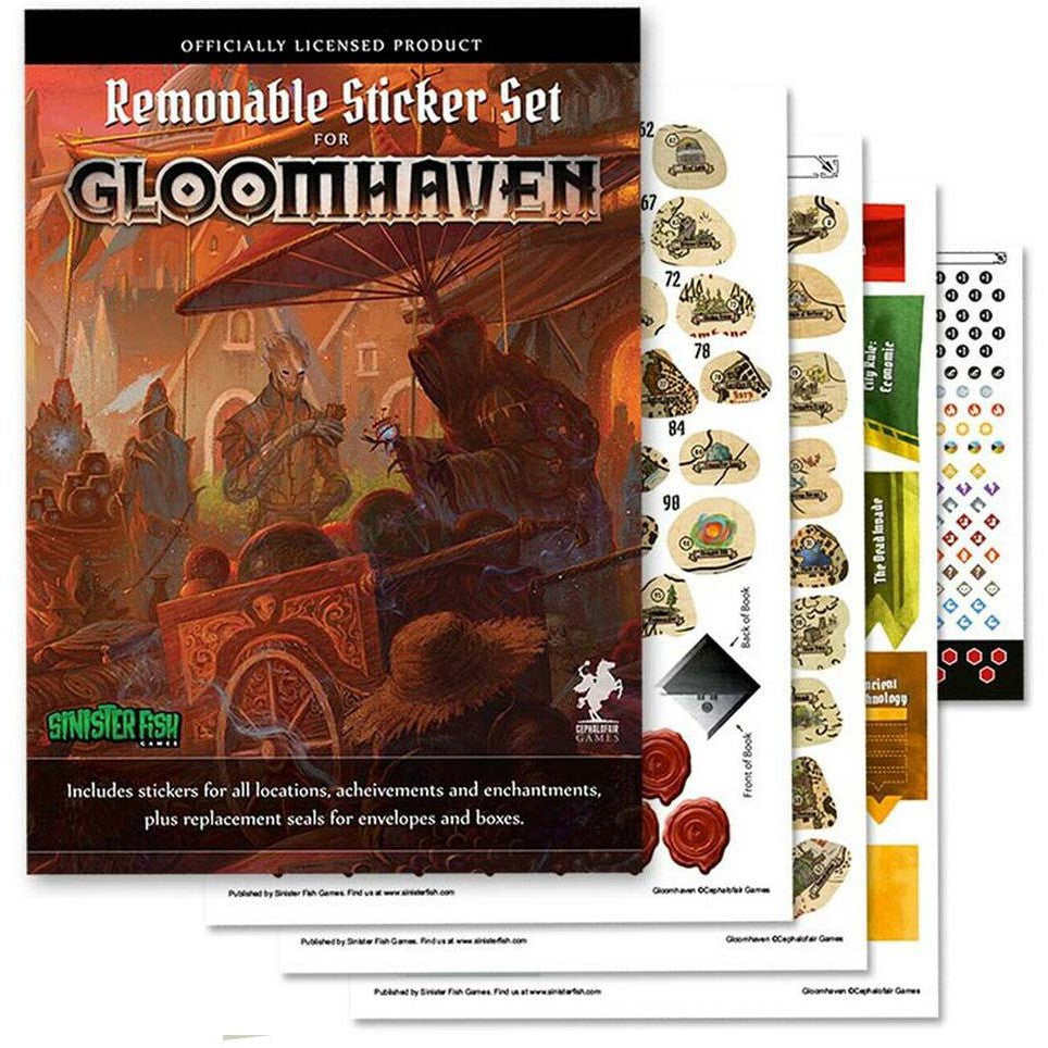 Gloomhaven Removable Sticker Set