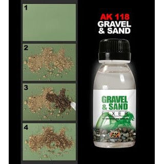 AK Interactive Auxiliary: Gravel and Sand Fixer (AK118)