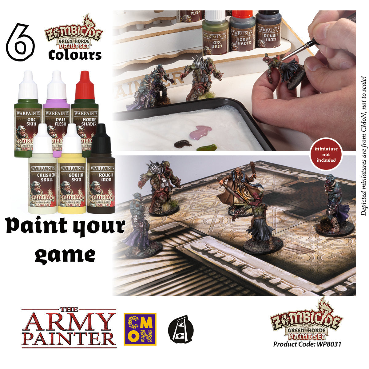 Army Painter Zombicide Green Horde Paint Set ( WP8031 )