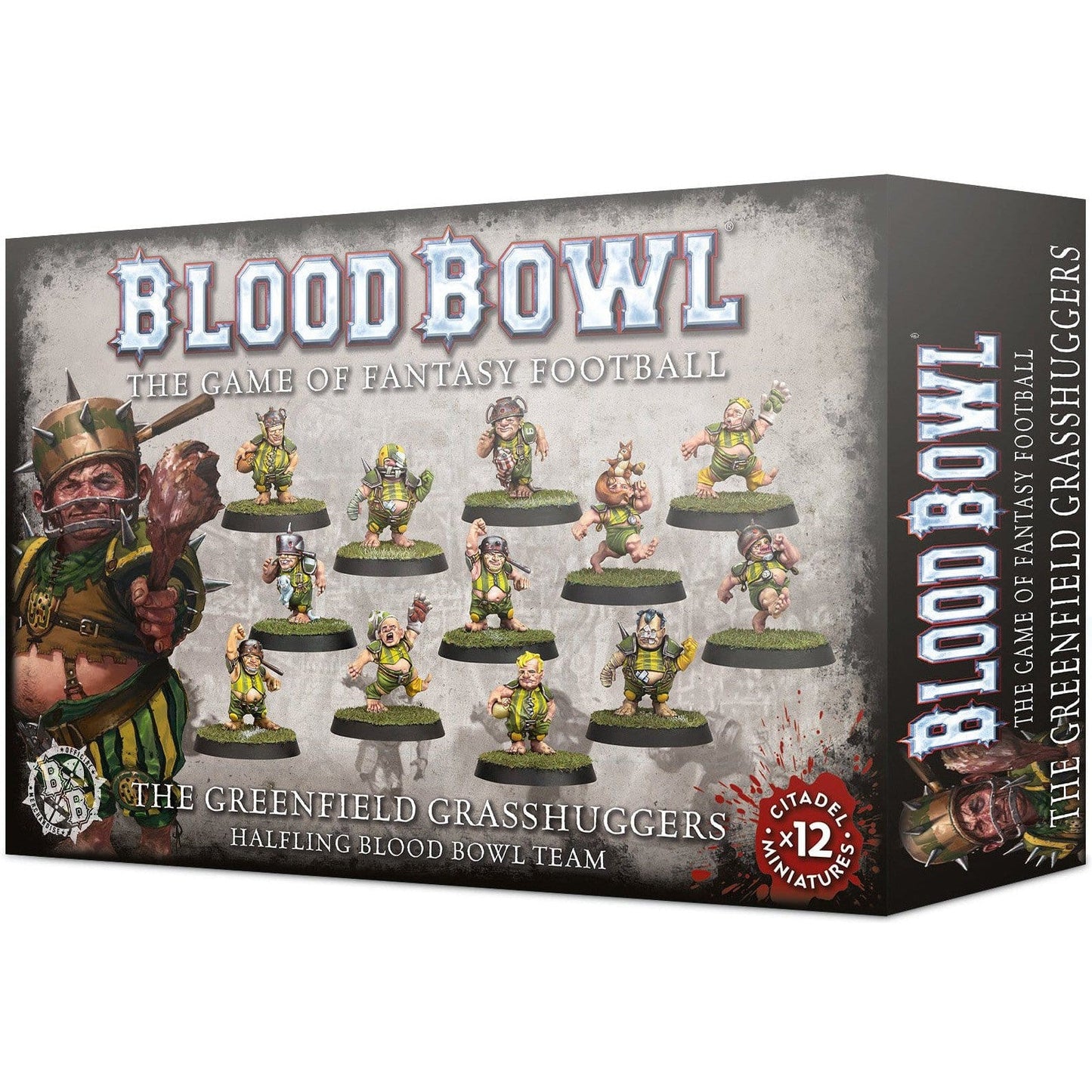 Blood Bowl Team - The Greenfield Grasshuggers : Halfling ( 200-65 ) - Used