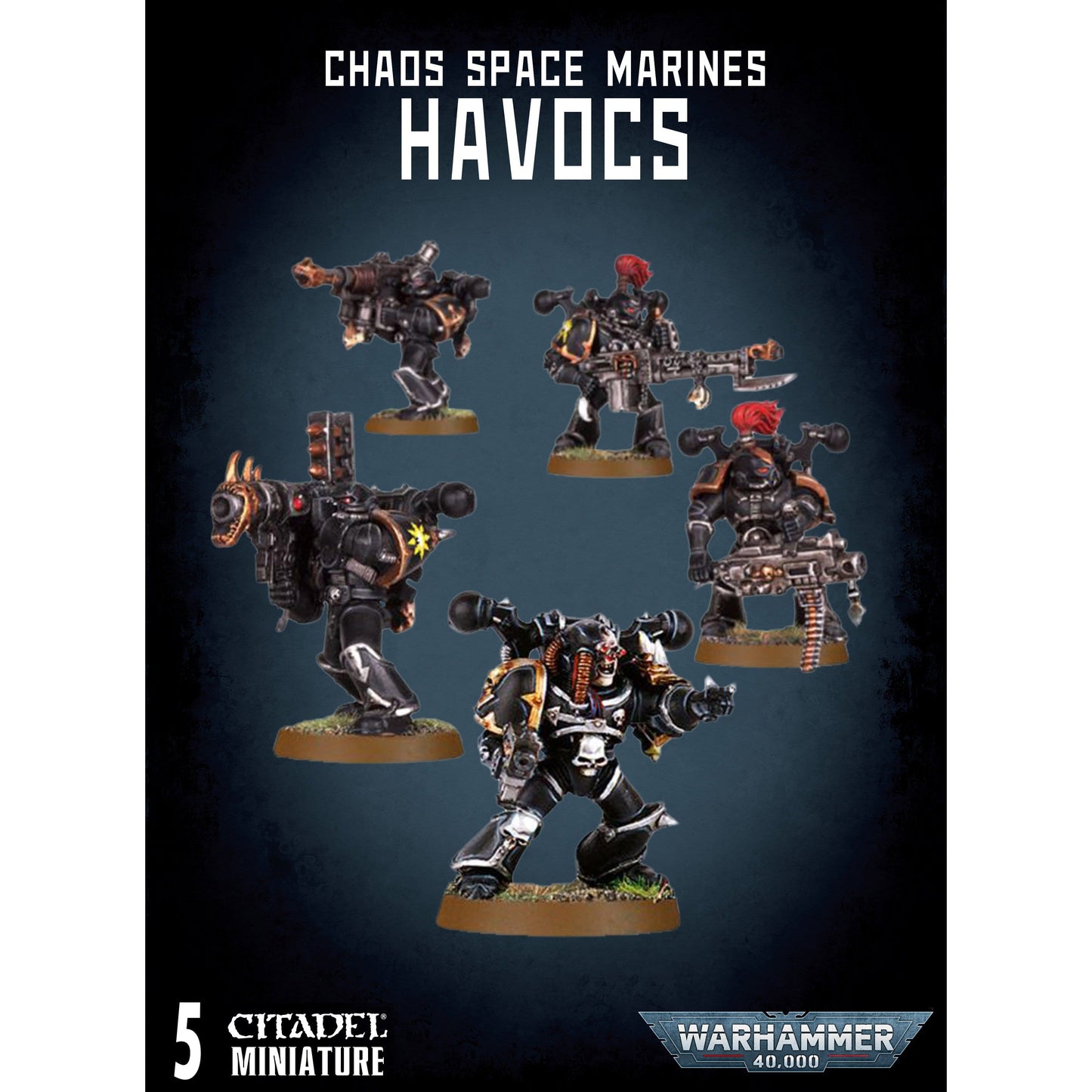 Chaos Space Marines Havocs ( 43-61-R ) - Used