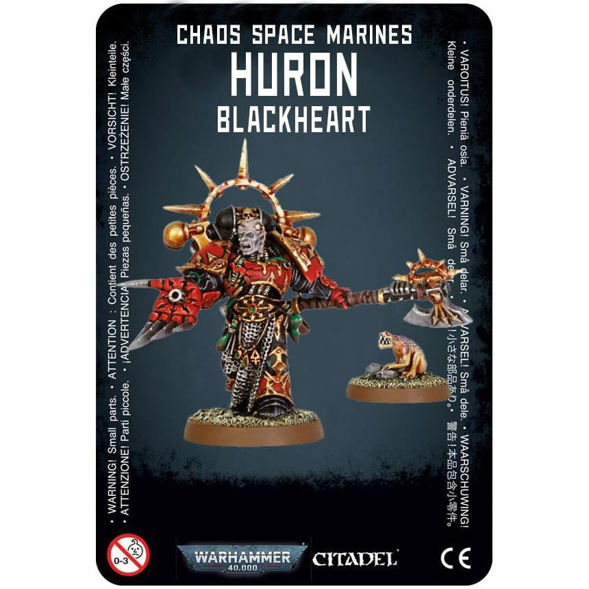 Chaos Space Marines Red Corsairs Huron Blackheart ( 43-61-W )