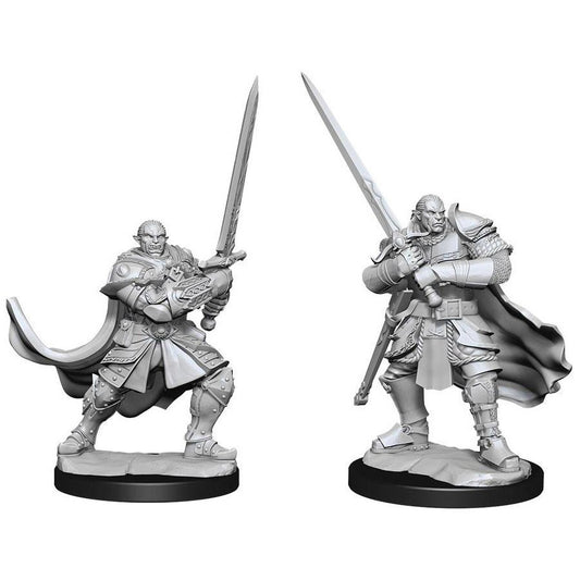 D&D Unpainted Minis - Half-orc Paladin Male ( 90307 )