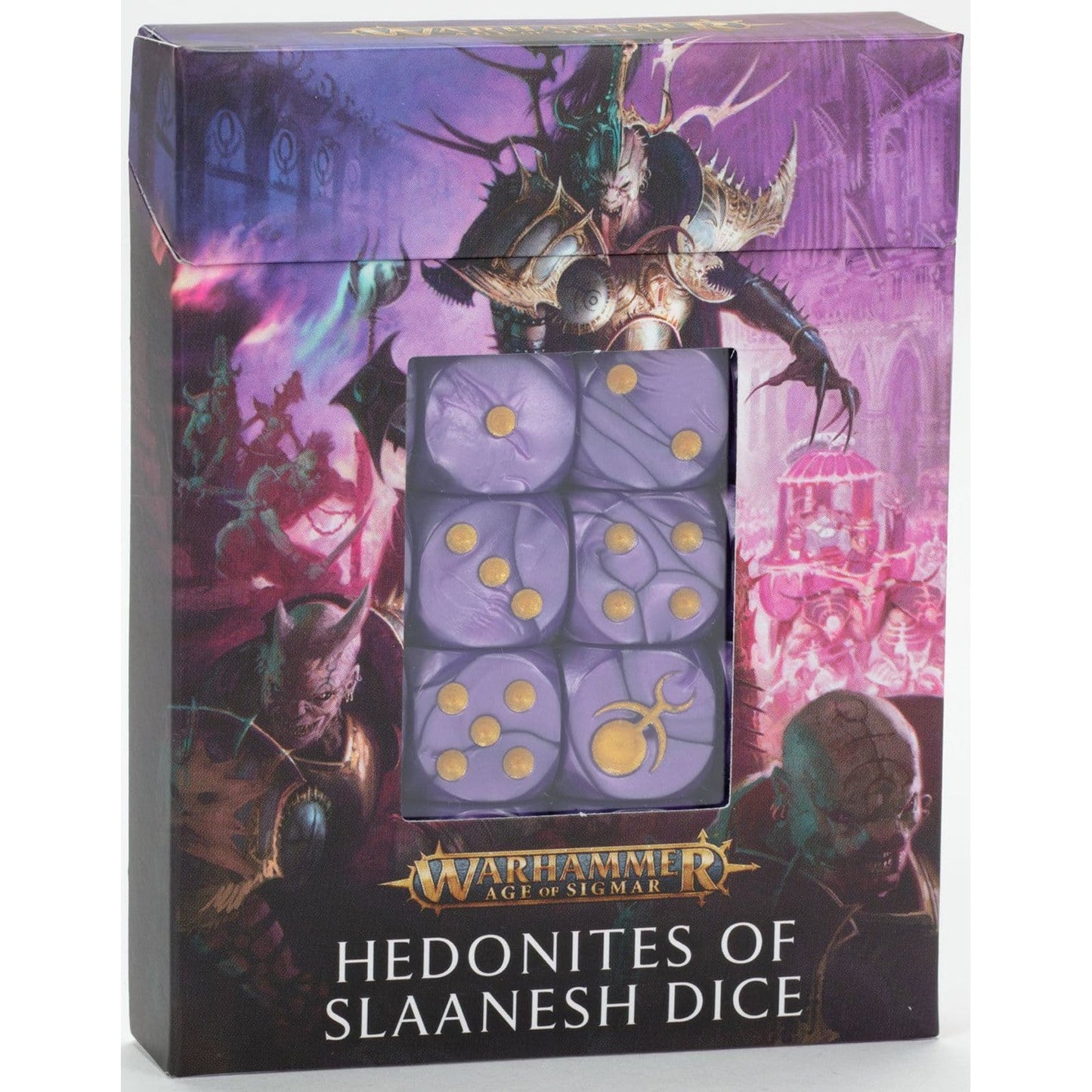 Headonites of Slaanesh Dice Set ( 83-94-N ) - Used