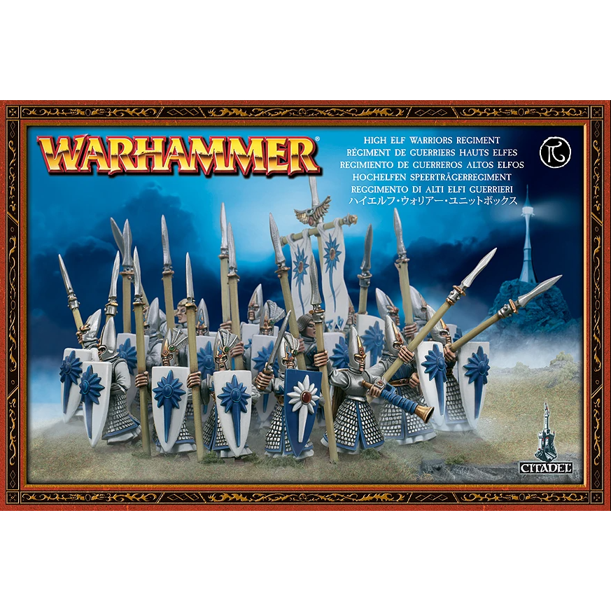 High Elves - High Elf Warriors Regiment ( HE-03 ) - Used