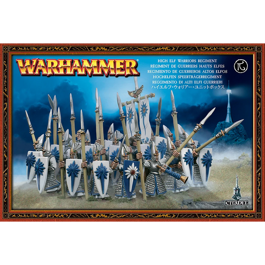 High Elves - High Elf Warriors Regiment ( HE-03 ) - Used