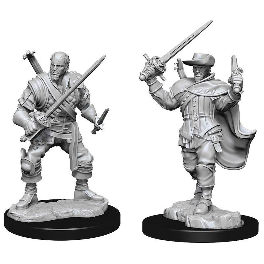 D&D Unpainted Minis - Human Bard Male ( 90306 )